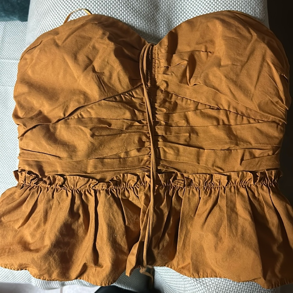 Dark Yellow Express Halter Top
